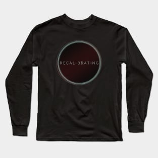 Recalibrating Hang The DJ Black Mirror Long Sleeve T-Shirt